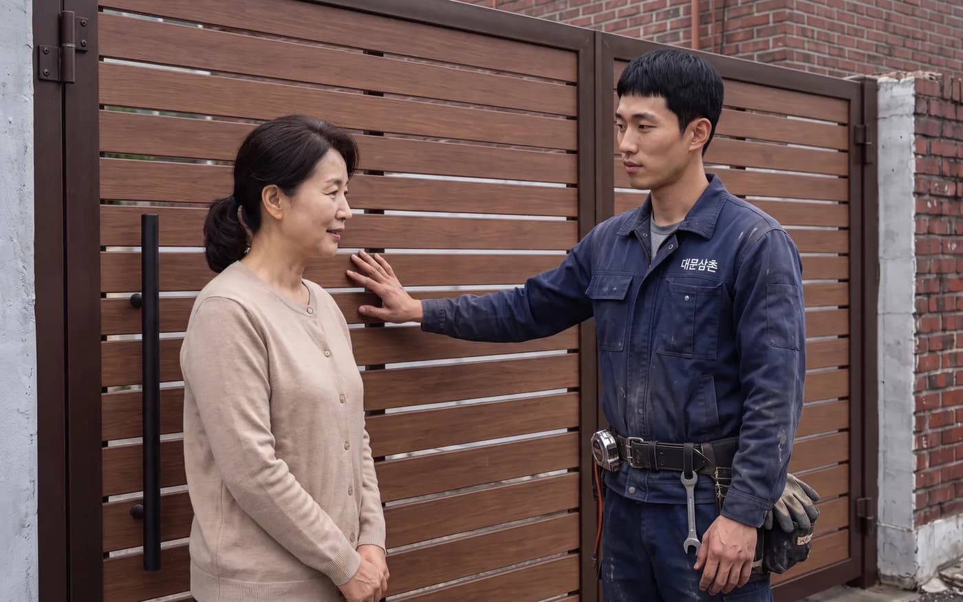마감 점검 · A/S 안내 장면
